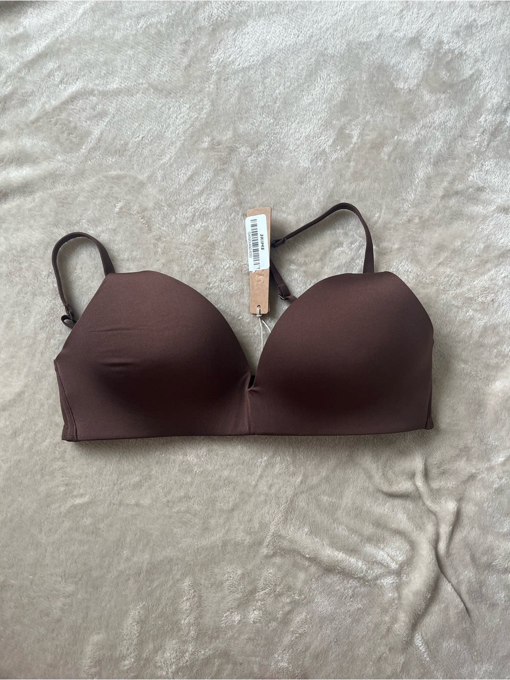 SKIMS Wireless Form Nursing Bra 34B NWT Cocoa Color